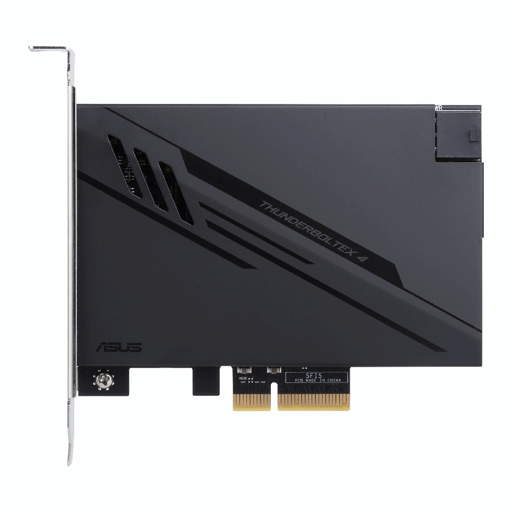 転送速度40Gb/sを双方向でサポートするThunderbolt™ 4拡張カード 転送速度40Gb/sを双方向でサポートするThunderbolt™ 4拡張カード